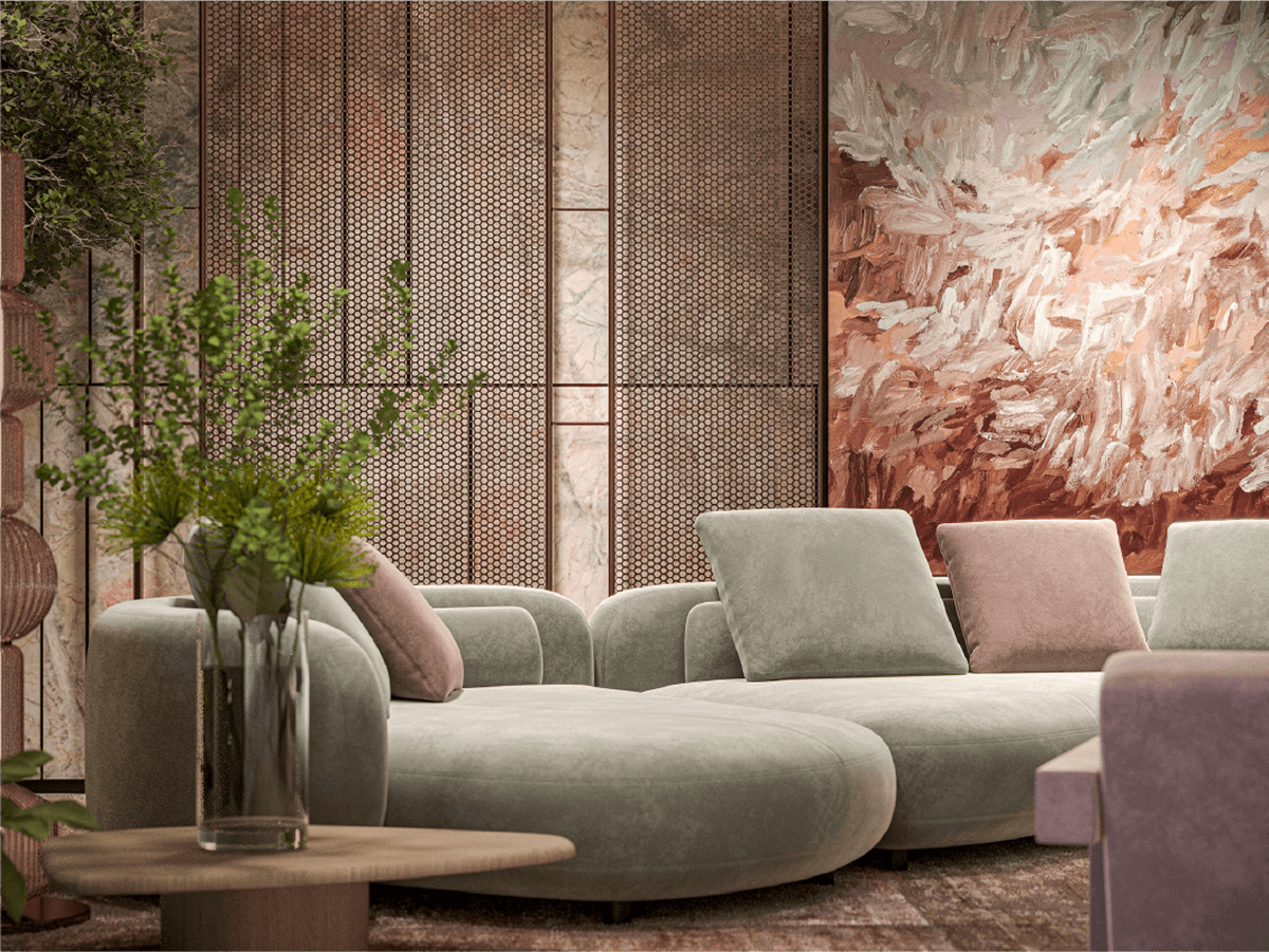 Lounge seating detail